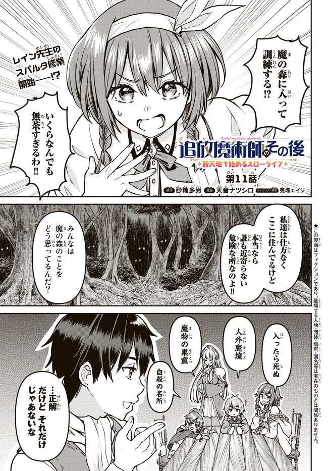 追放魔術師のその後　新天地で始めるスローライフ - 第11話 - Page 1