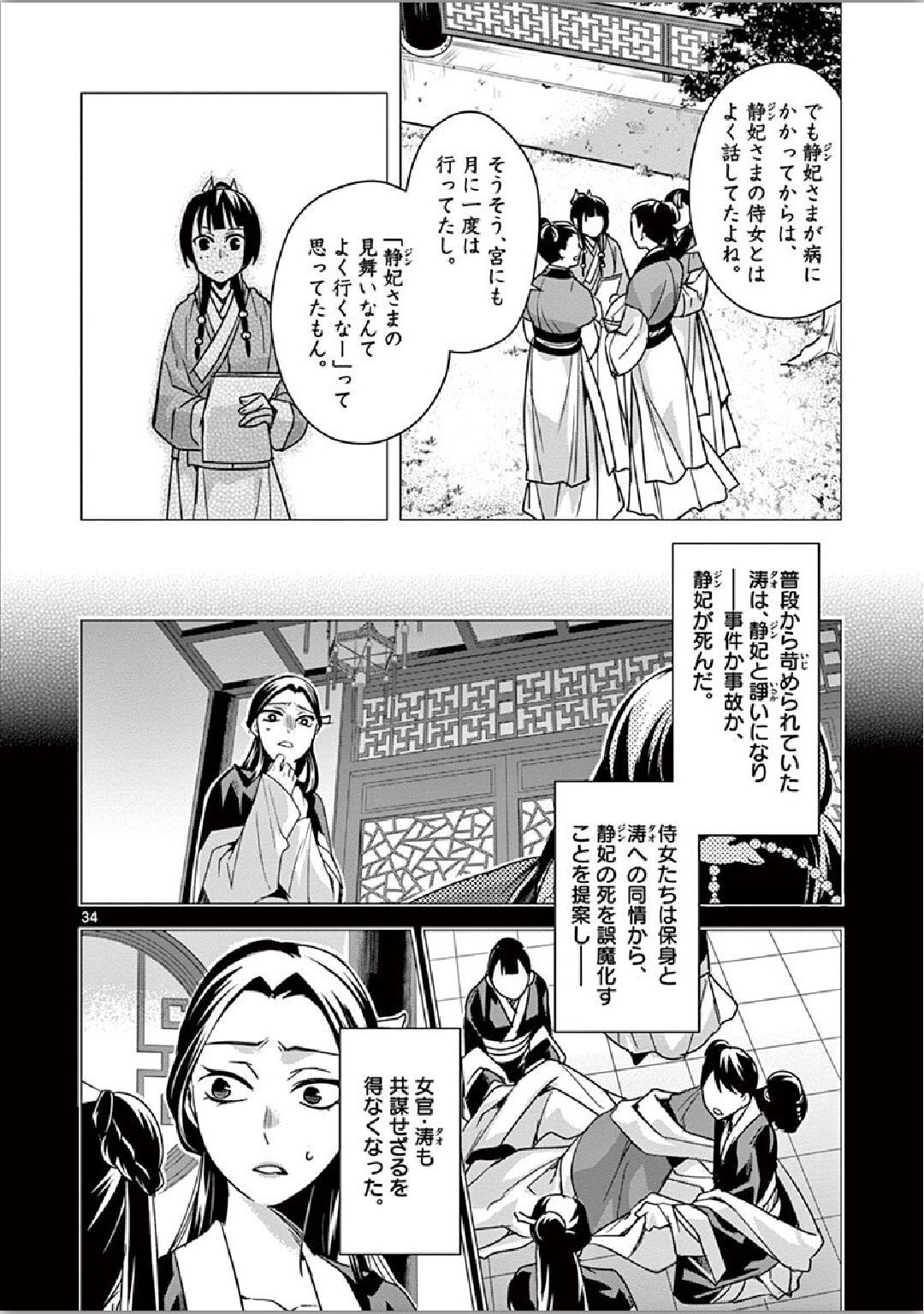 药屋少女的呢喃 (KURATA Minoji) - 第35話 - Page 34