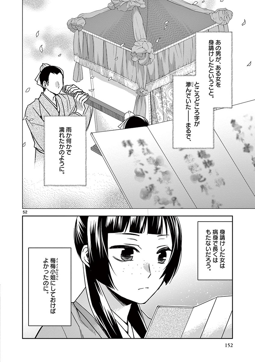 药屋少女的呢喃 (KURATA Minoji) - 第29話 - Page 52