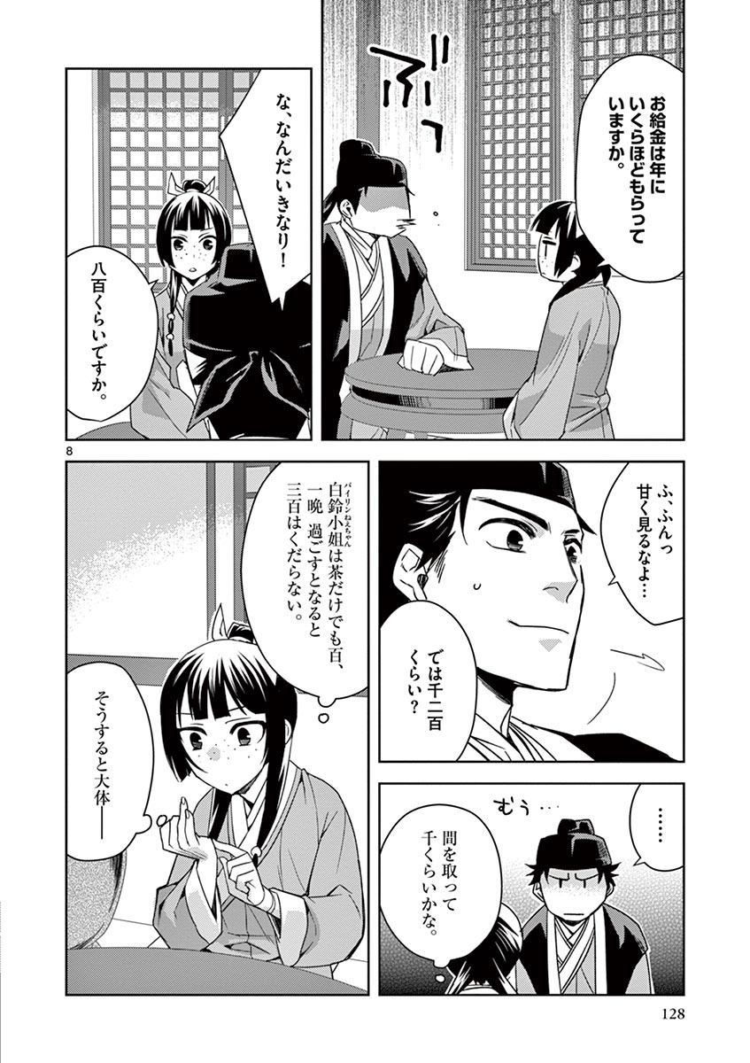 药屋少女的呢喃 (KURATA Minoji) - 第26話 - Page 8