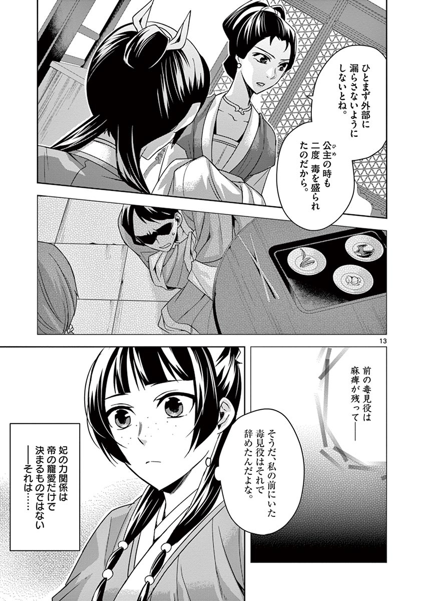 药屋少女的呢喃 (KURATA Minoji) - 第25話 - Page 13