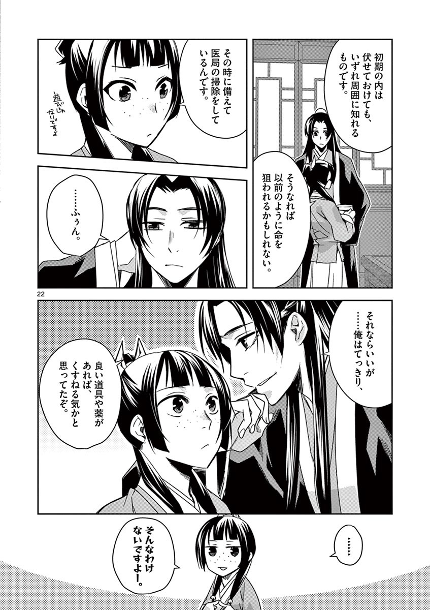 药屋少女的呢喃 (KURATA Minoji) - 第25話 - Page 22