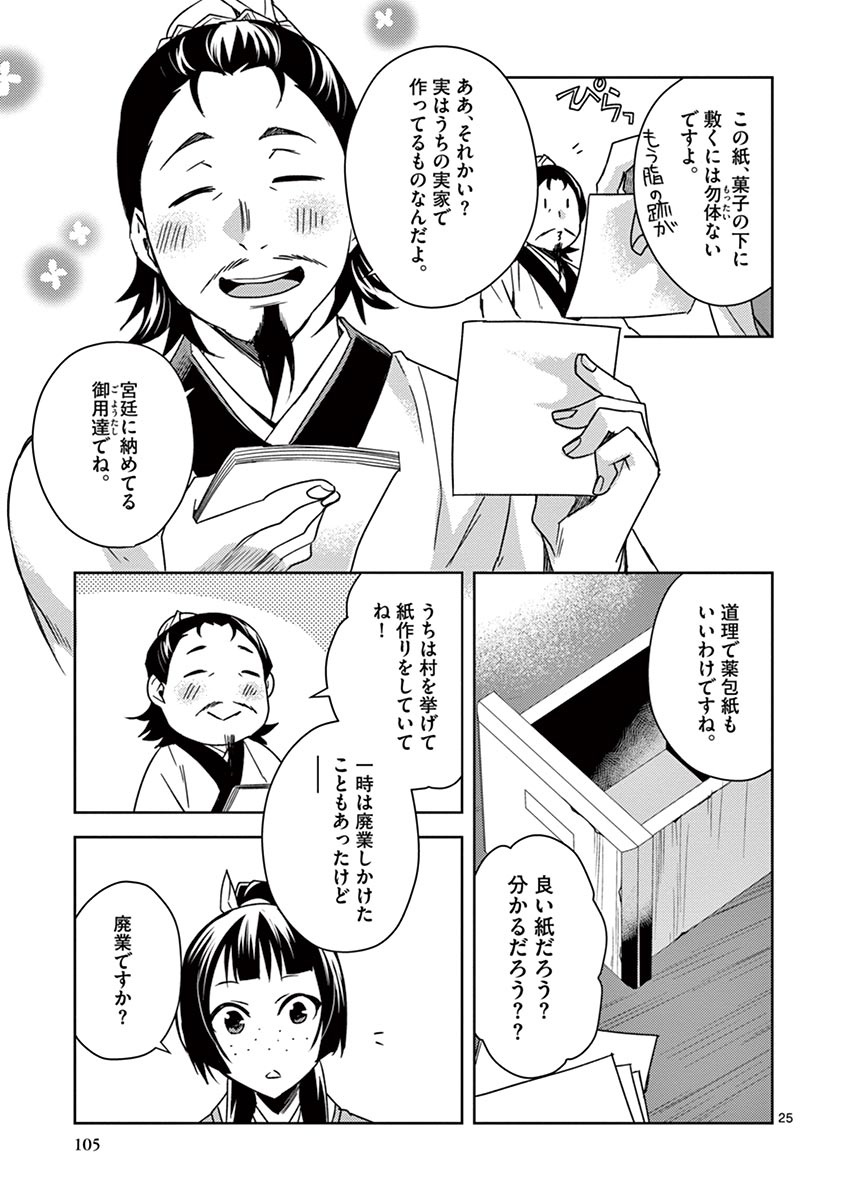 药屋少女的呢喃 (KURATA Minoji) - 第25話 - Page 25