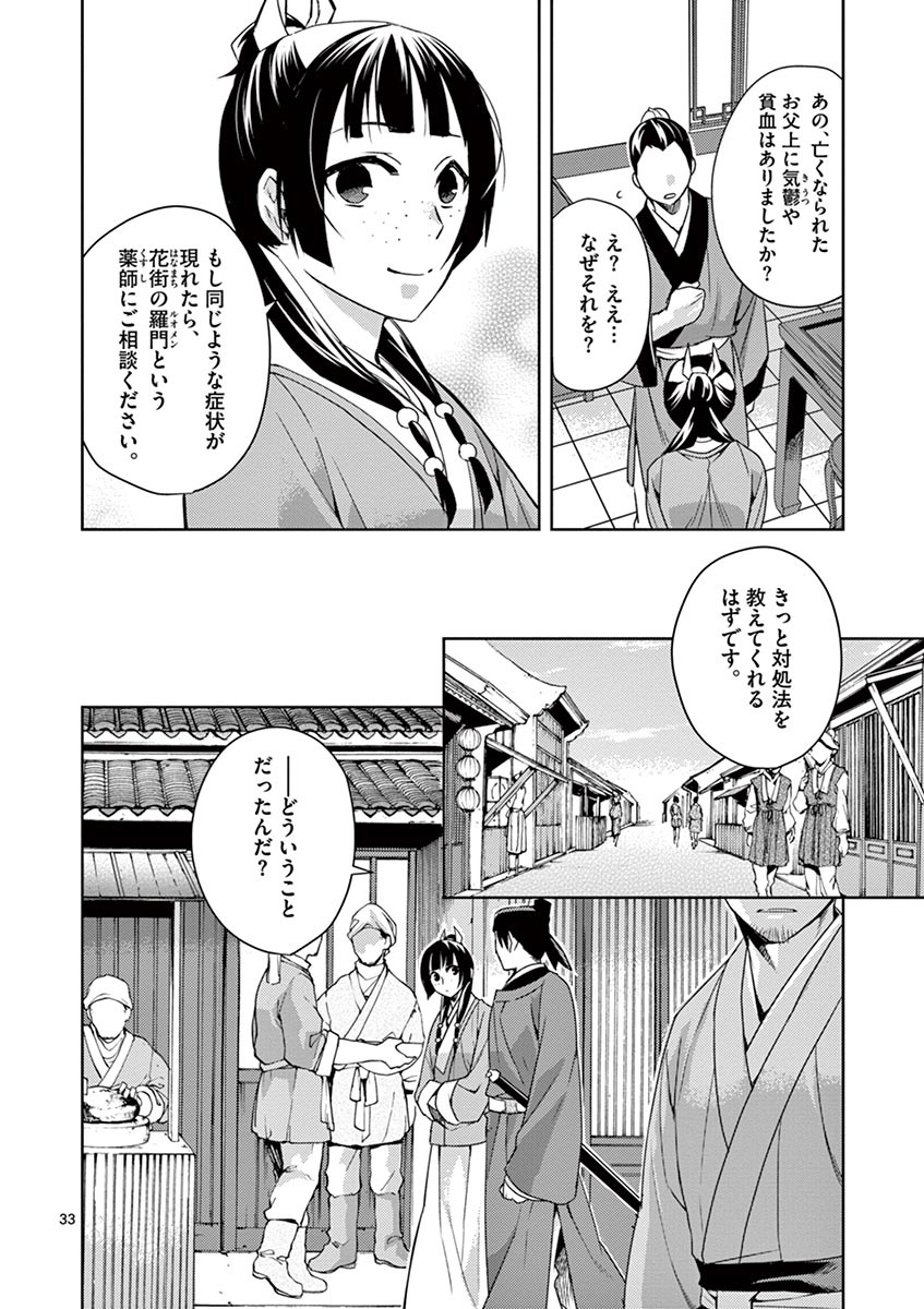 药屋少女的呢喃 (KURATA Minoji) - 第19話 - Page 34