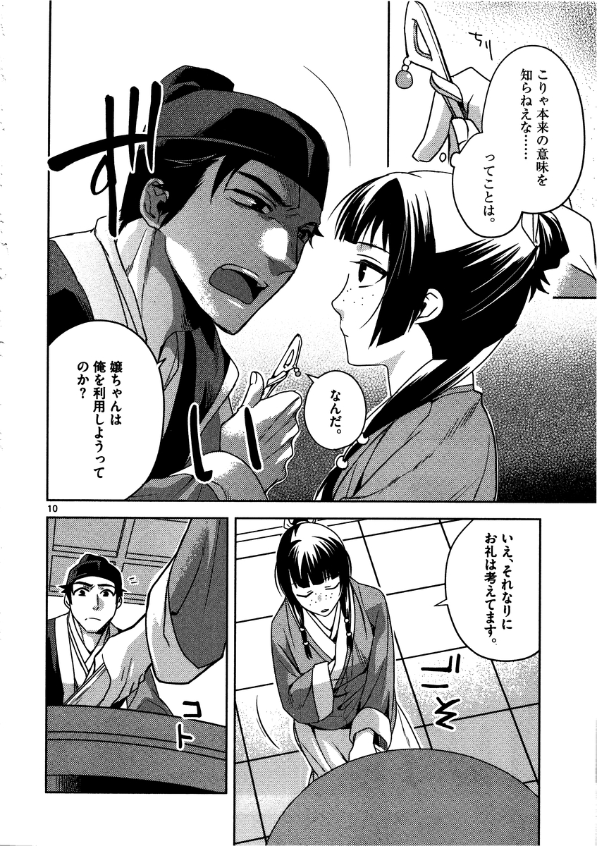 药屋少女的呢喃 (KURATA Minoji) - 第8話 - Page 10