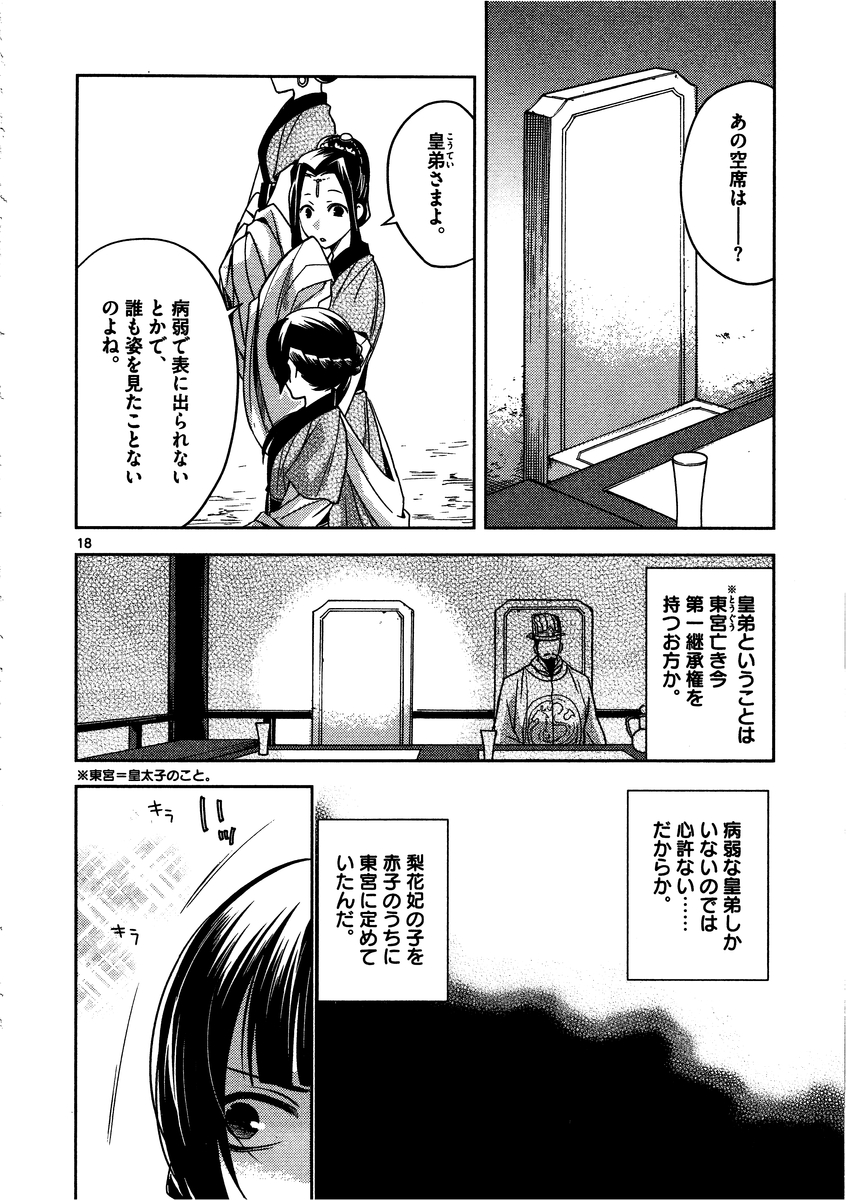 药屋少女的呢喃 (KURATA Minoji) - 第6話 - Page 18