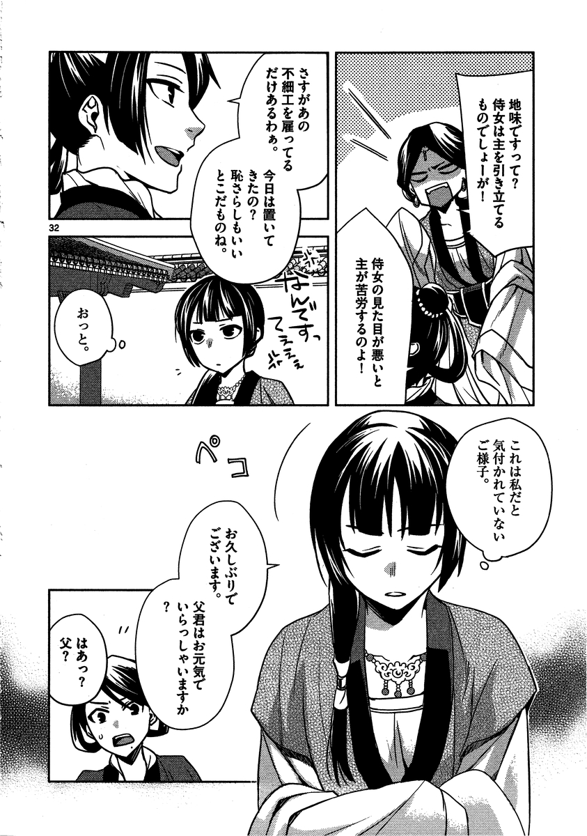 药屋少女的呢喃 (KURATA Minoji) - 第6話 - Page 32