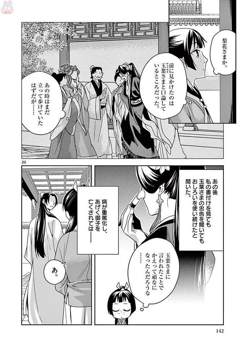 药屋少女的呢喃 (KURATA Minoji) - 第4話 - Page 20