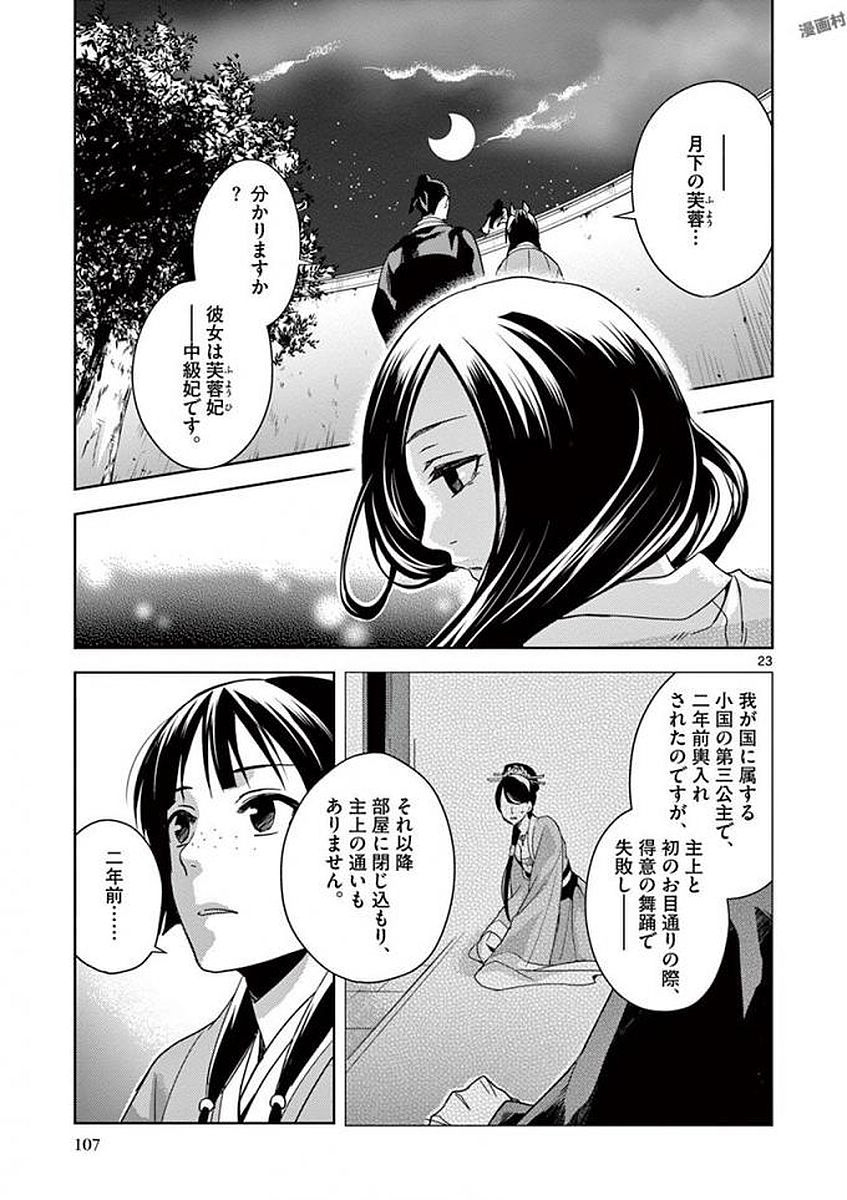 药屋少女的呢喃 (KURATA Minoji) - 第3話 - Page 23