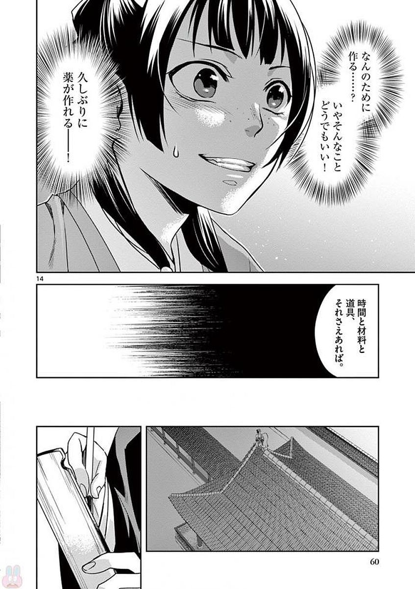 药屋少女的呢喃 (KURATA Minoji) - 第2話 - Page 14