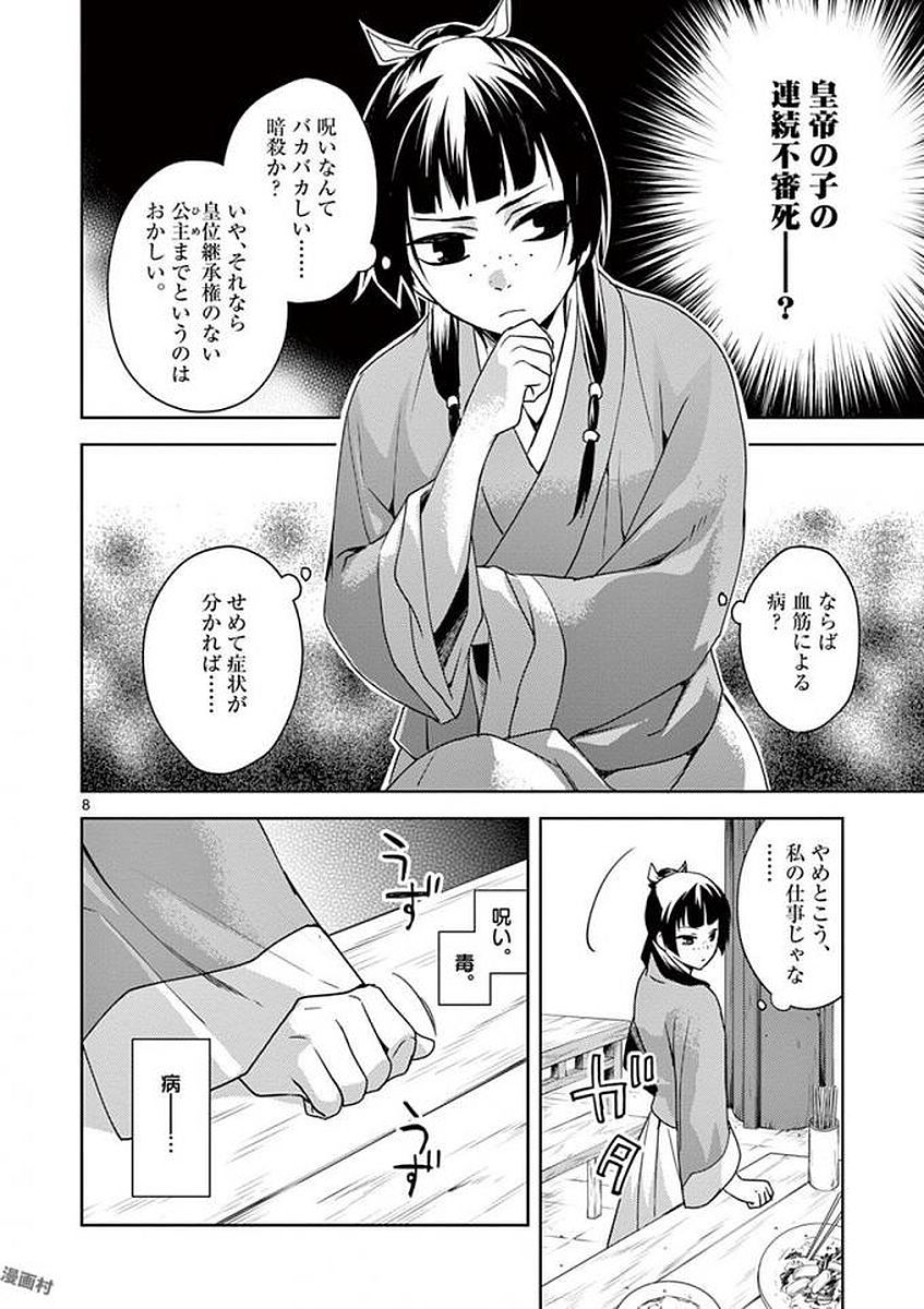 药屋少女的呢喃 (KURATA Minoji) - 第1話 - Page 8