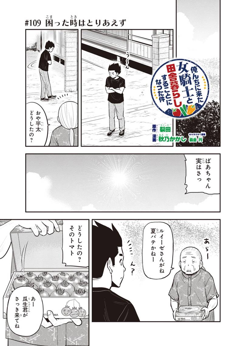 俺んちに来た女騎士と田舎暮らしすることになった件 - 第109話 - Page 1