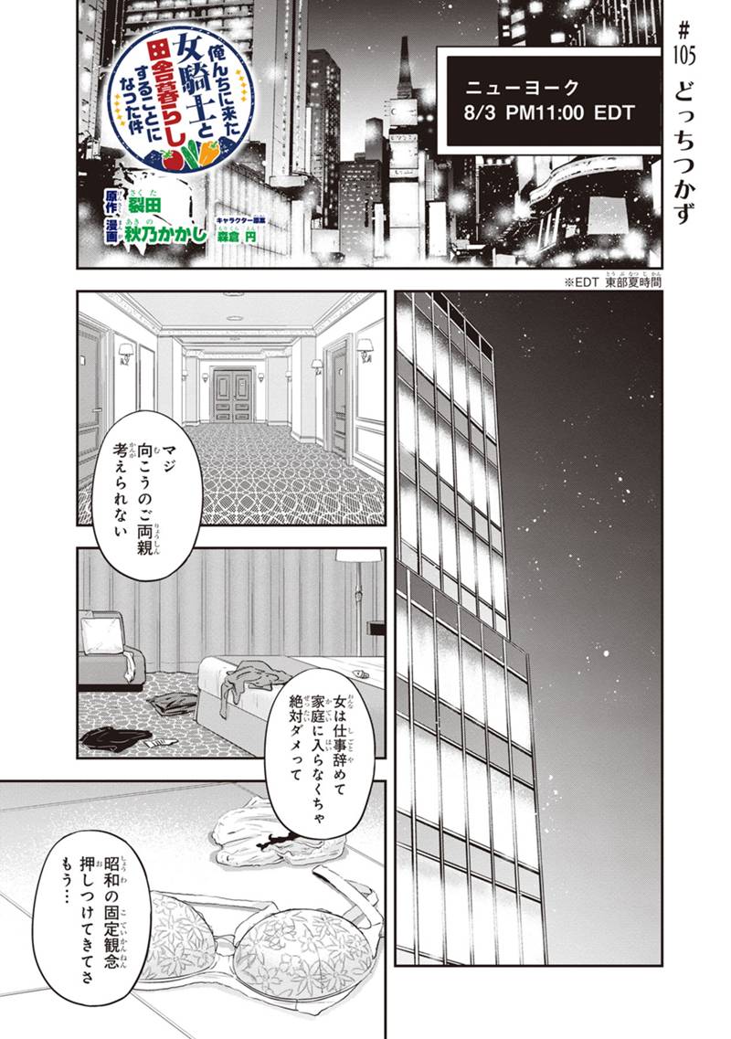 俺んちに来た女騎士と田舎暮らしすることになった件 - 第105話 - Page 1