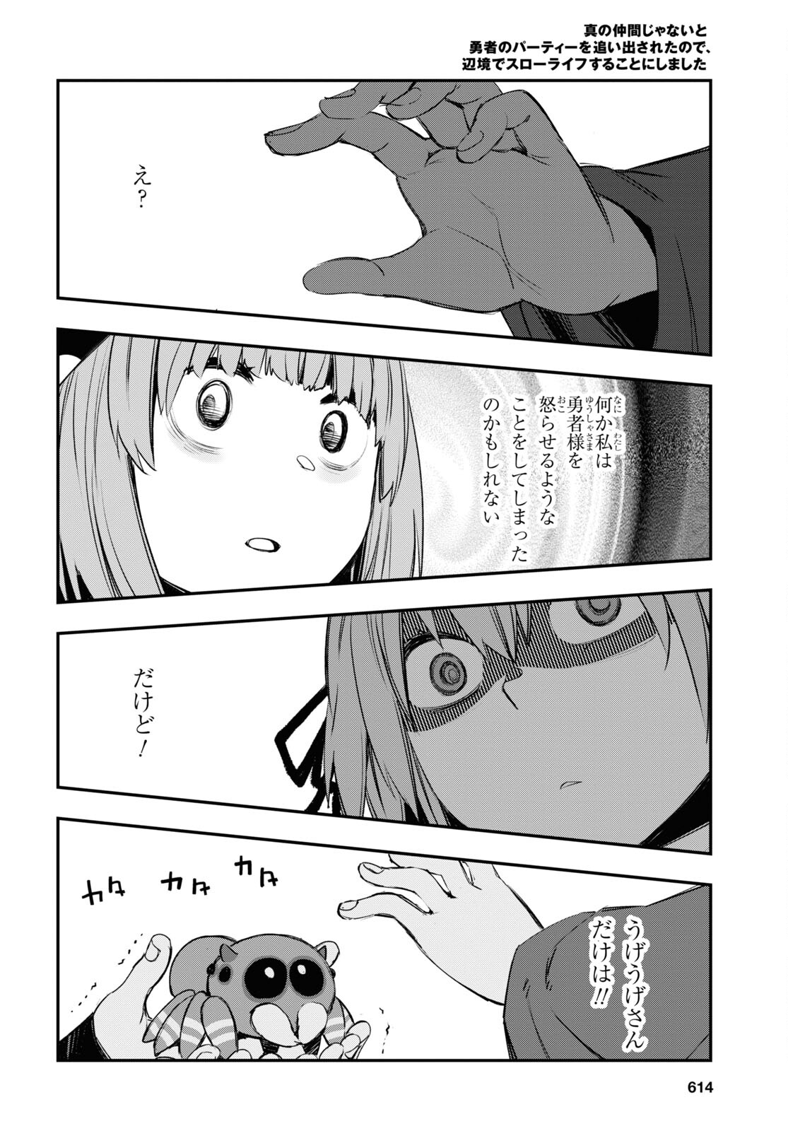 真の仲間じゃないと勇者のパーティーを追い出されたので、辺境でスローライフすることにしました 第46話 - Trang 14
