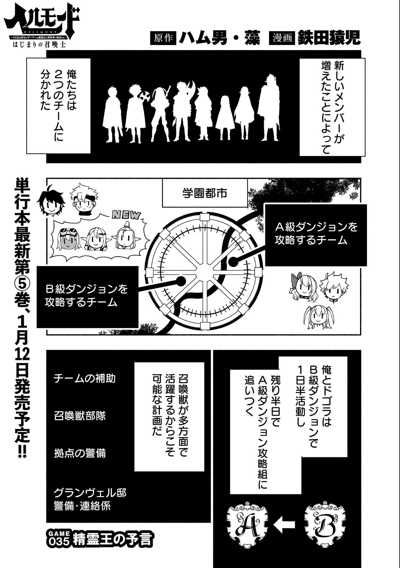 ヘルモード ～やり込み好きのゲーマーは廃設定の異世界で無双する～ はじまりの召喚士 - 第35話 - Page 1