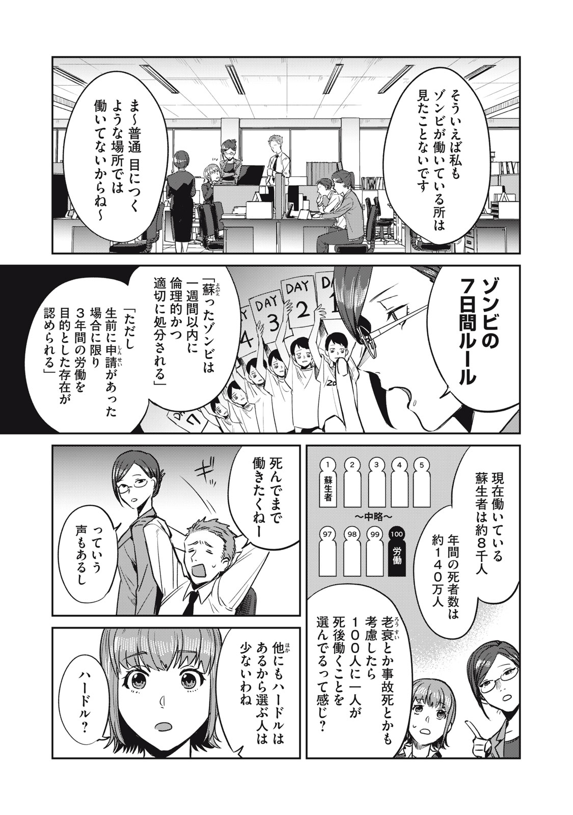 役所の下にはゾンビが埋まっている 第2話 - Trang 5