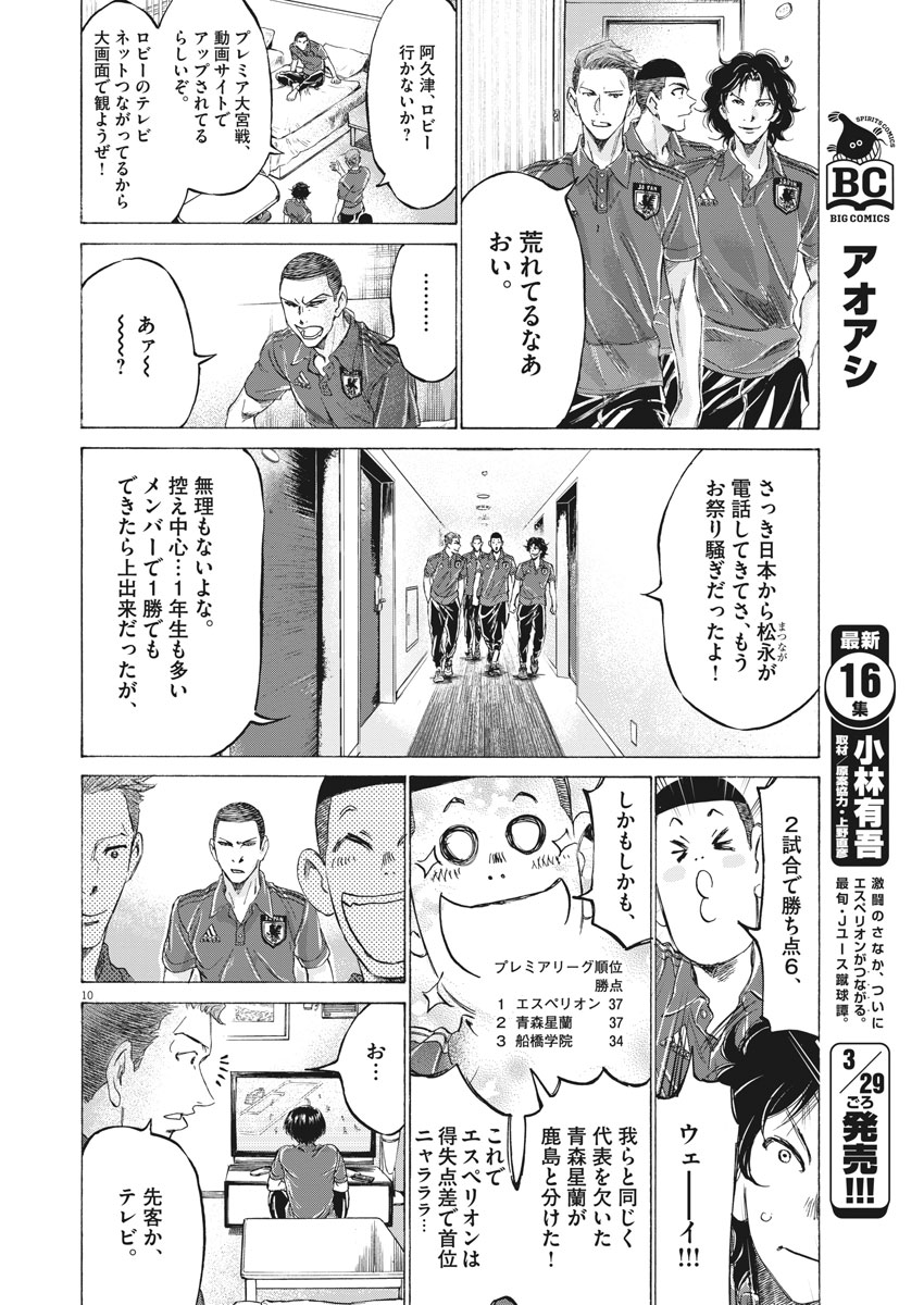 アオアシ - 第171話 - Page 10