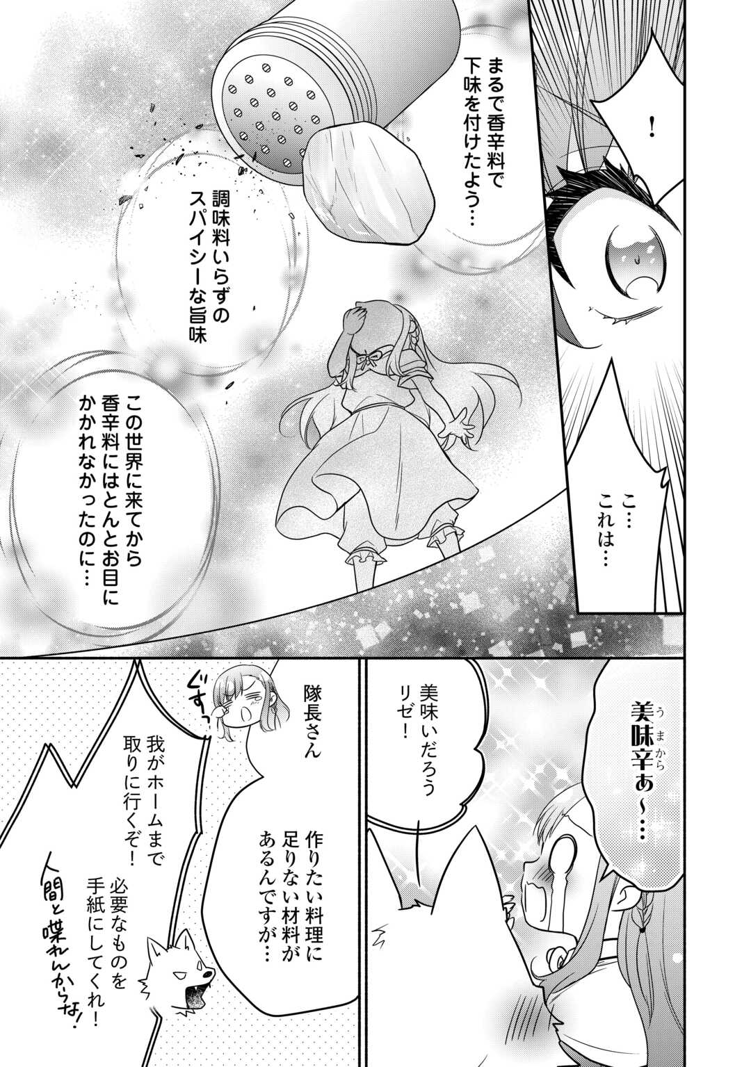 転生幼女。神獣と王子と、最強のおじさん傭兵団の中で生きる。 - 第20話 - Page 17