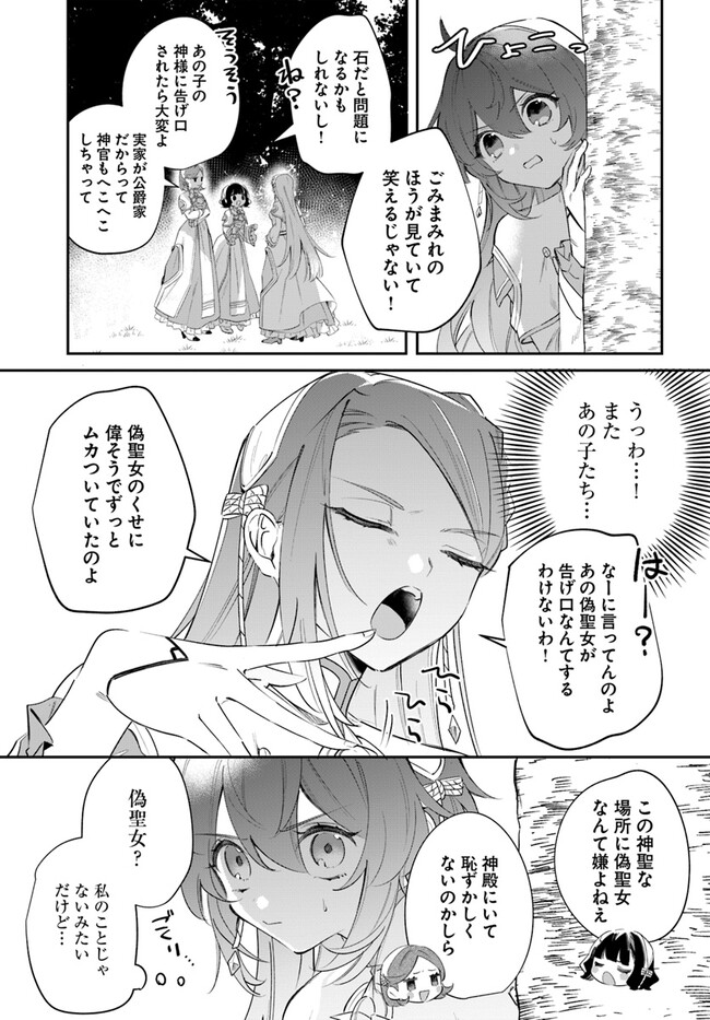 聖女様に醜い神様との結婚を押し付けられました - 第5話 - Page 15