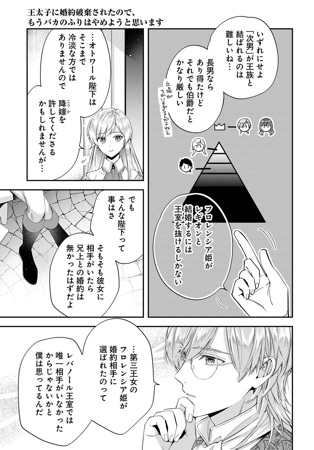 王太子に婚約破棄されたので、もうバカのふりはやめようと思います - 第24話 - Page 23