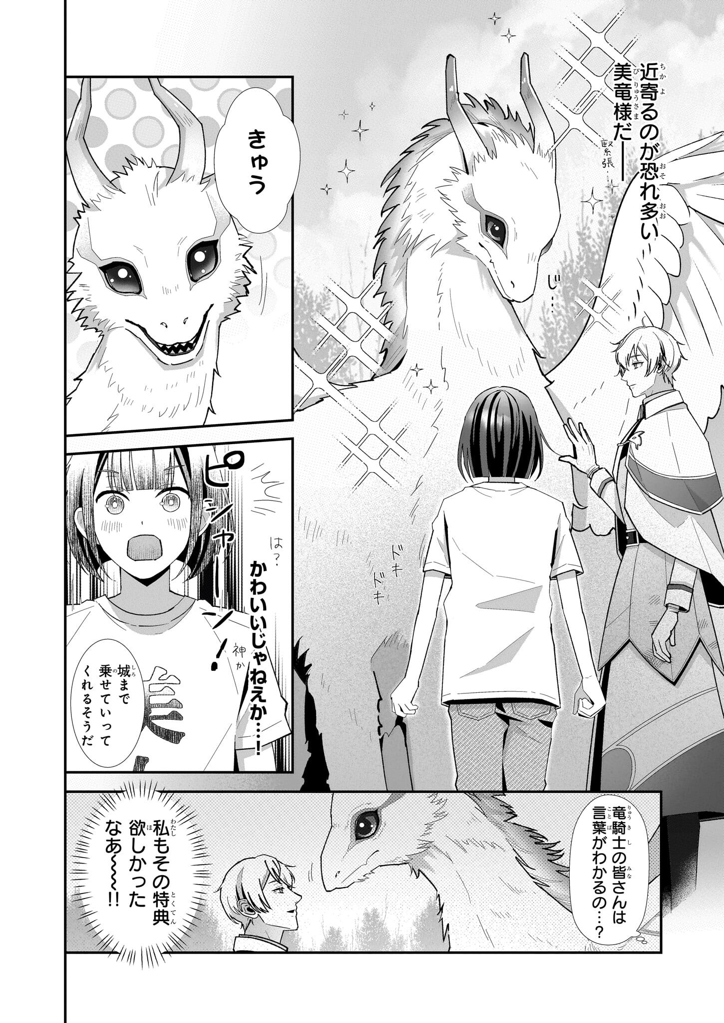 お疲れアラサーは異世界でもふもふドラゴンと騎士の世話をしています - 第1話 - Page 20