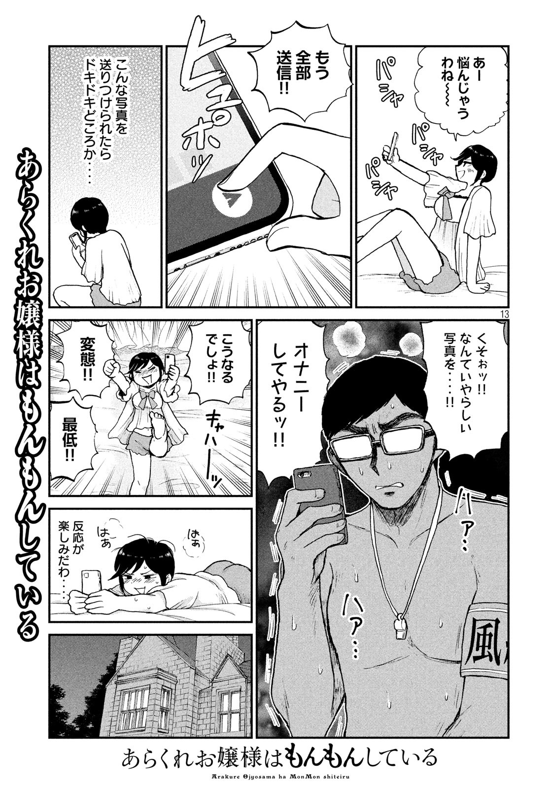 あらくれお嬢様はもんもんしている - 第17話 - Page 13