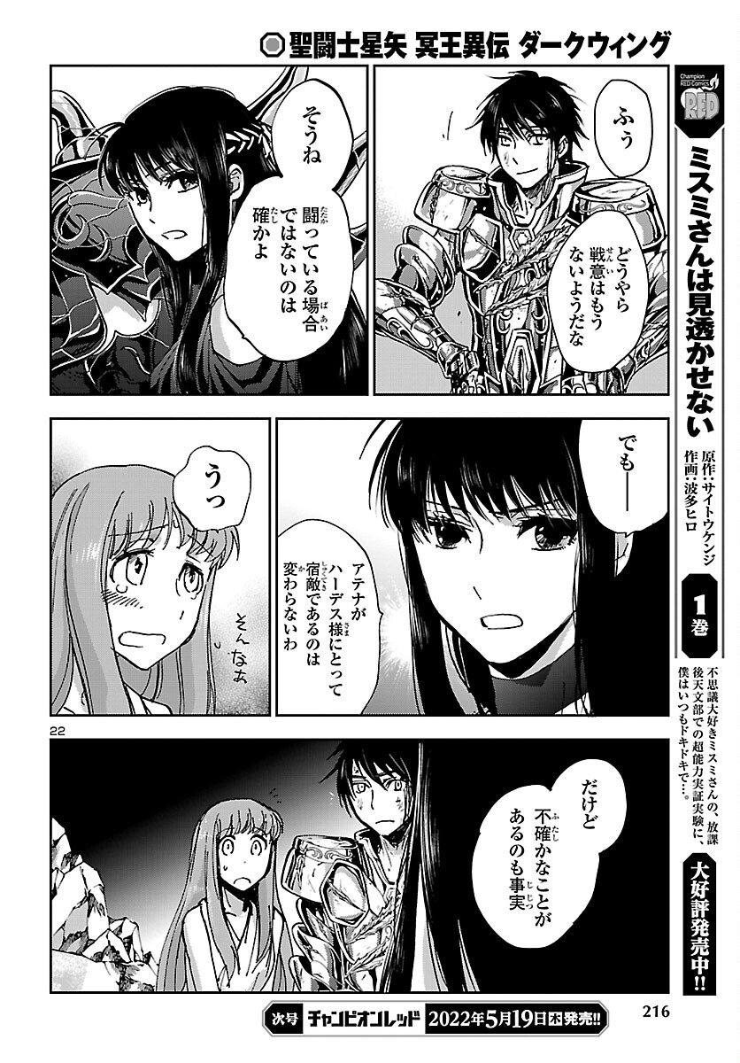 聖闘士星矢・冥王異伝 ダークウィング - 第14話 - Page 22