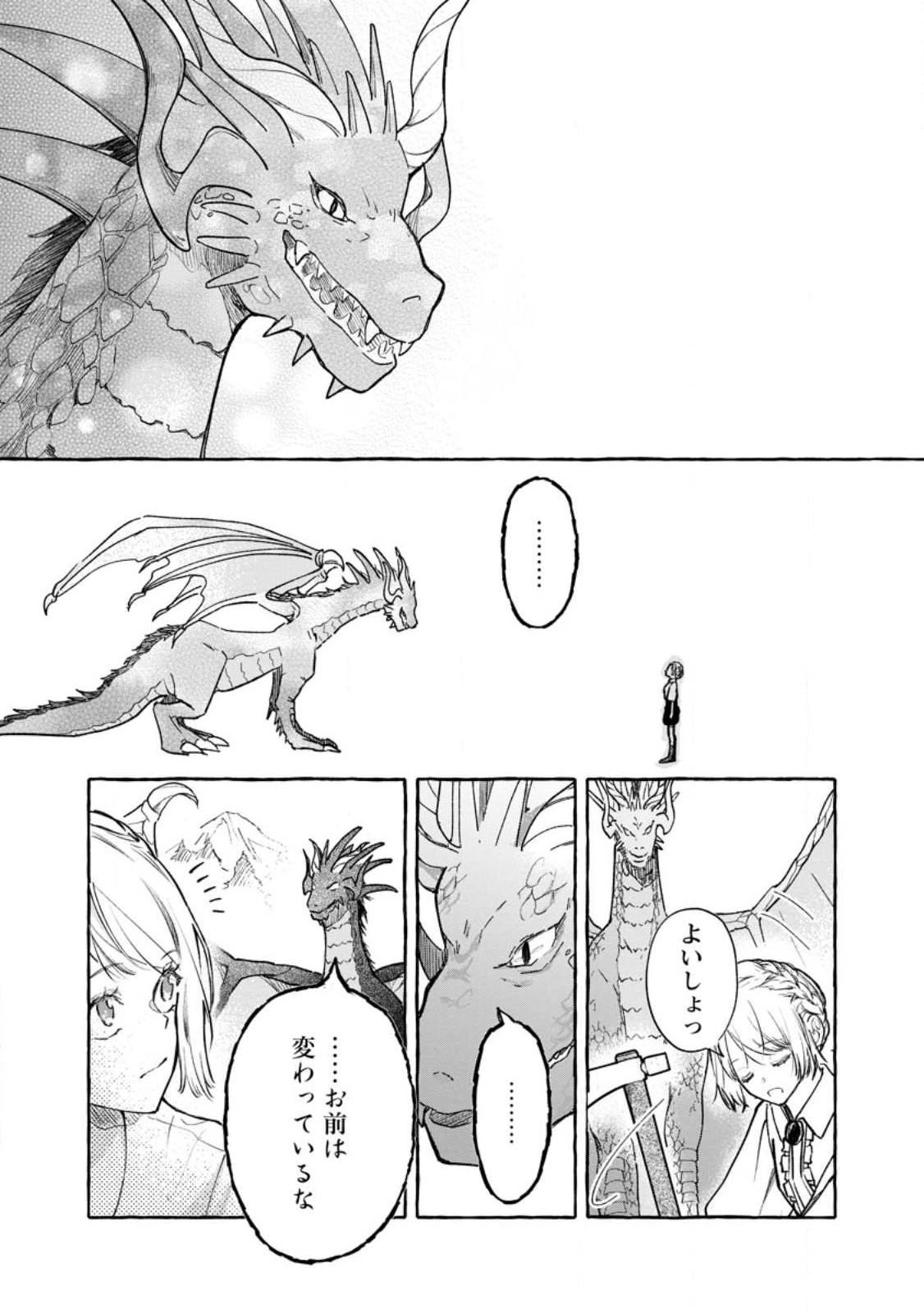 お試しで喚ばれた聖女なのに最強竜に気に入られてしまいました。 第2.3話 - Trang 5