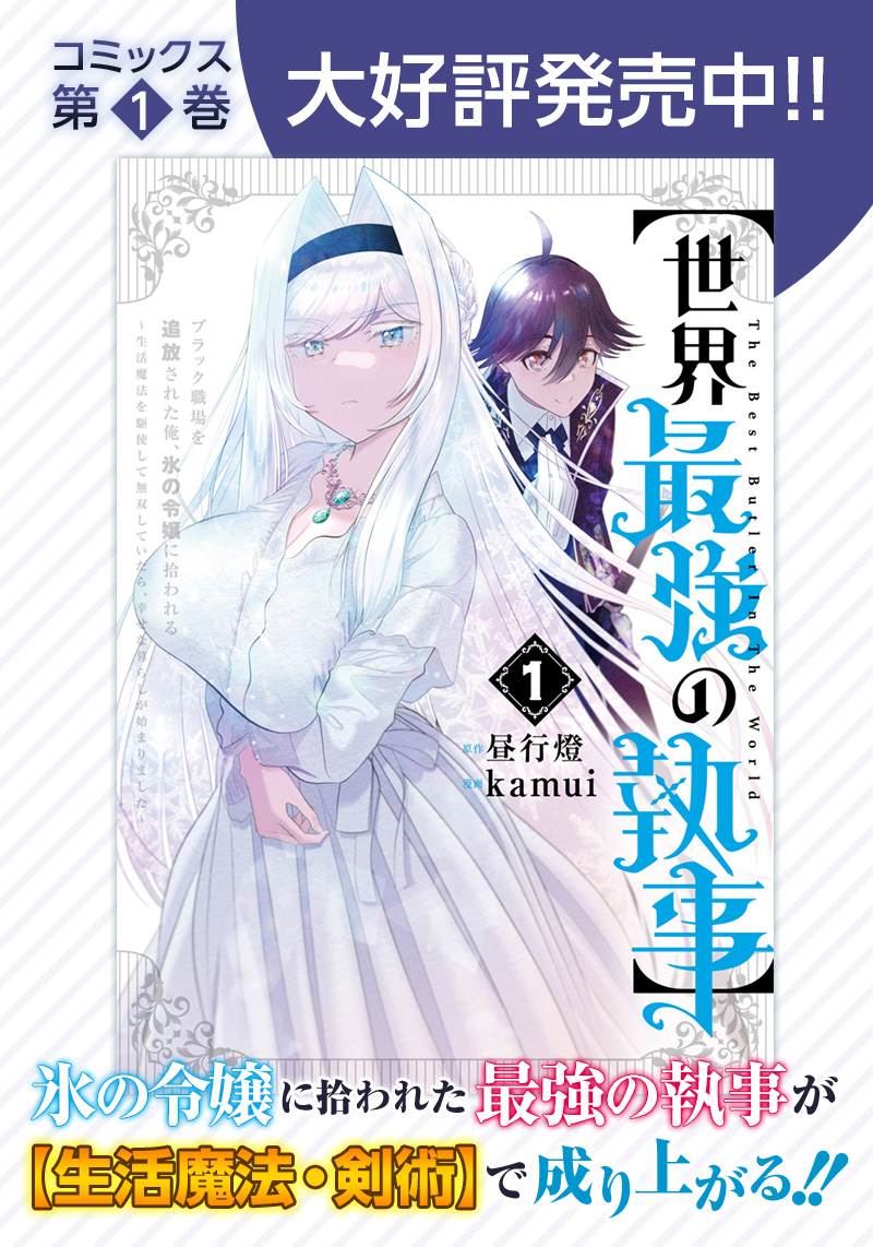 【世界最強の執事】ブラック職場を追放された俺、氷の令嬢に拾われる - 第13話 - Page 22