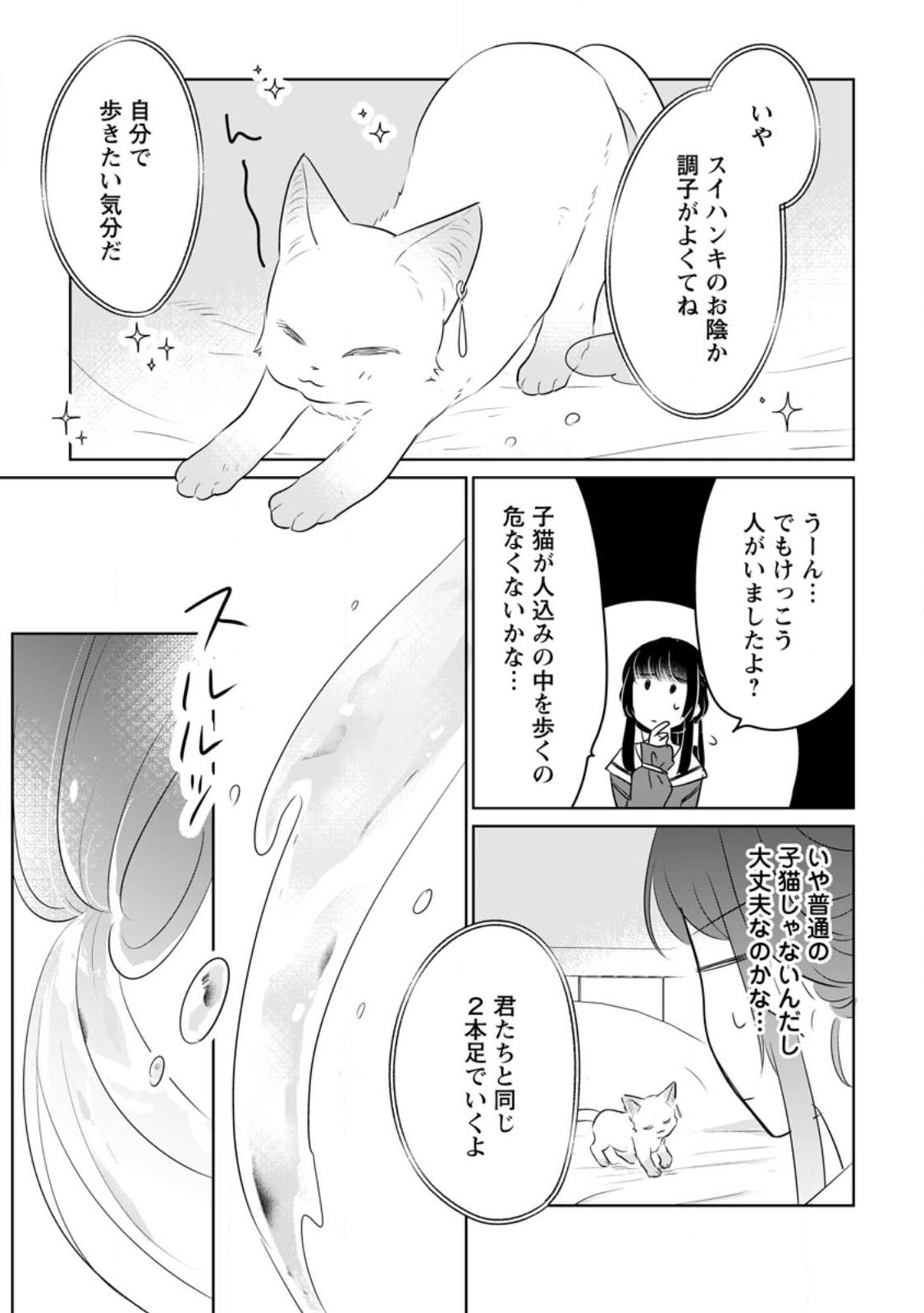 聖女じゃないと追放されたので、もふもふ従者(聖獣)とおにぎりを握る - 第24話 - Page 23