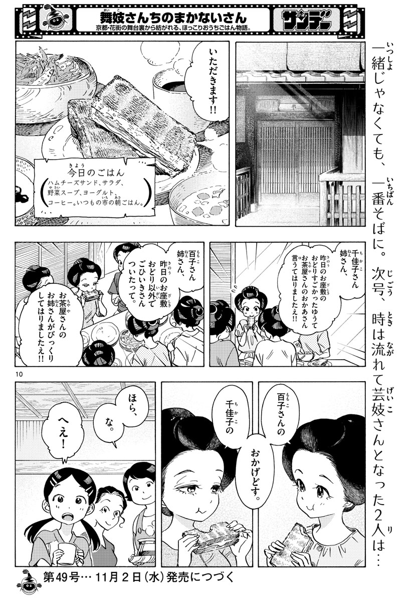 舞妓さんちのまかないさん - 第253話 - Page 10