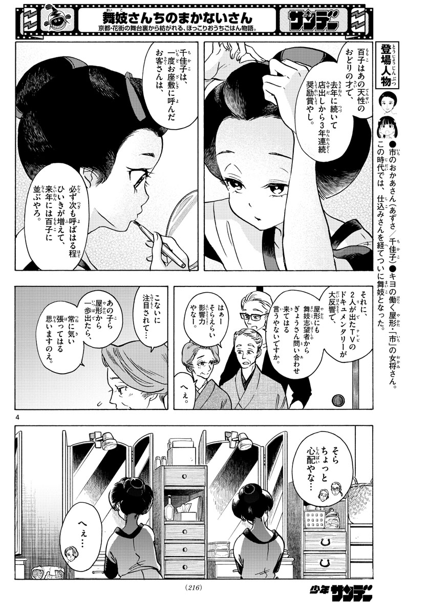 舞妓さんちのまかないさん - 第252話 - Page 4