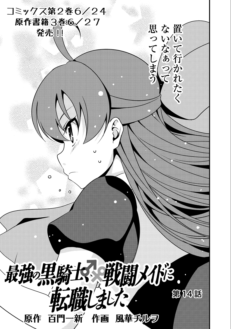 最強の黒騎士、戦闘メイドに転職しました - 第14話 - Page 3