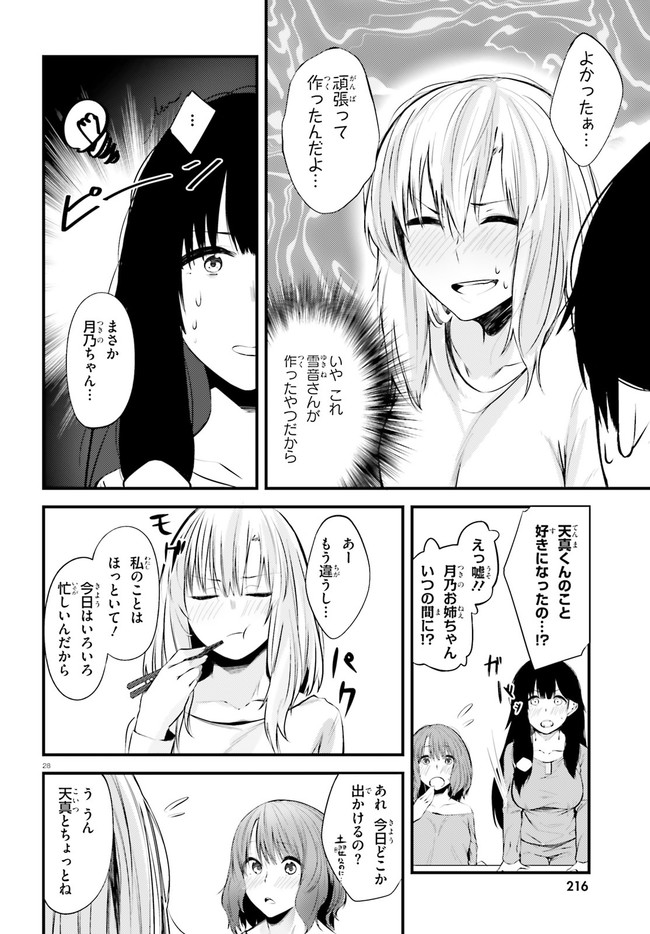 ちょっぴりえっちな三姉妹でも、お嫁さんにしてくれますか？ - 第10話 - Page 28