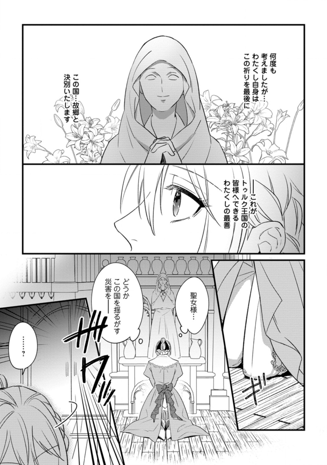 王妃になる予定でしたが、偽聖女の汚名を着せられたので逃亡したら、皇太子に溺愛されました。そちらもどうぞお幸せに。 第11.3話 - Trang 9